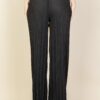 Pleated Stretch Crepe Wide-Leg Pull-On Pants – Tie Front