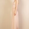 Button-Front Wide-Leg Jumpsuit – High-Stretch Jersey