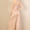 Button-Front Wide-Leg Jumpsuit – High-Stretch Jersey