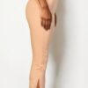 Slit Hem Cropped Pants with Elastic Waist