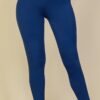 High-Waist Legging – Solid Stretch Knit, Medium-Weight