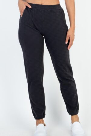 Ribbed Side Pocket Joggers – Two-Tone Brushed Rib