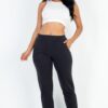 Ribbed Side Pocket Joggers – Two-Tone Brushed Rib