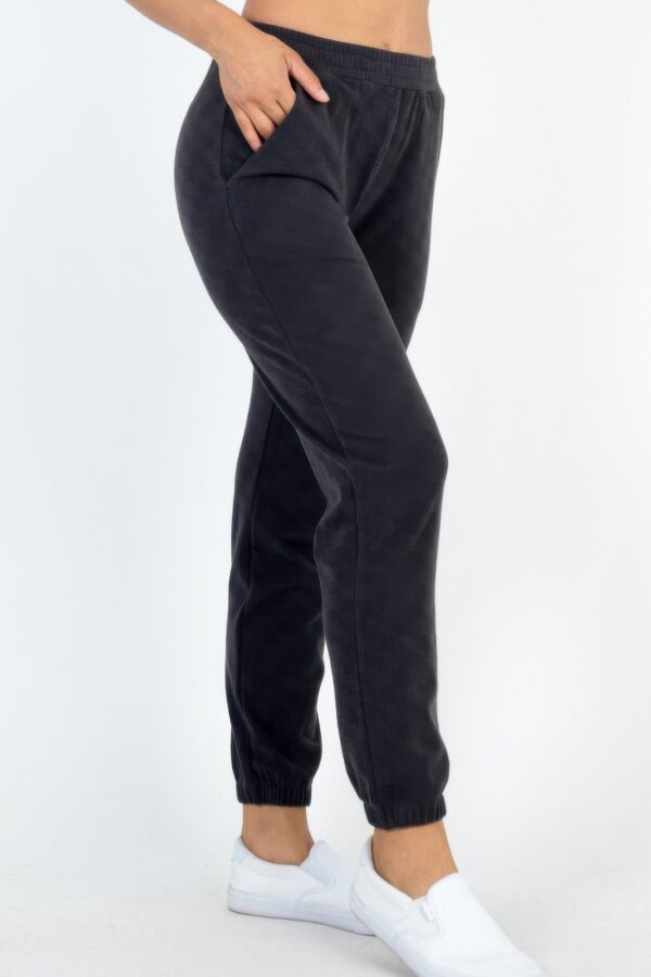 Ribbed Side Pocket Joggers – Two-Tone Brushed Rib