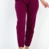 Ribbed Side Pocket Joggers – Two-Tone Brushed Rib