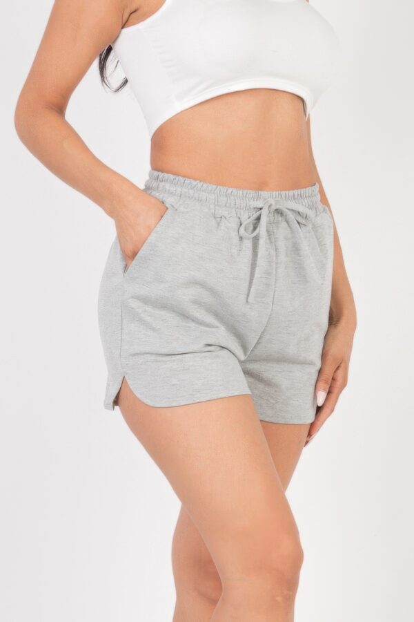French Terry Shorts – High-Stretch Mid-Rise