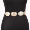 Multi Metal Chain Belt with Shimmering Discs