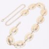 Multi Metal Chain Belt with Shimmering Discs