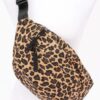 Cotton Canvas Leo Crossbody Bag – Leopard Print