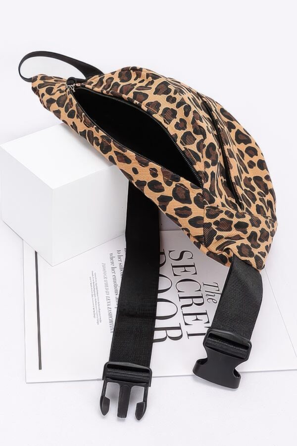 Cotton Canvas Leo Crossbody Bag – Leopard Print