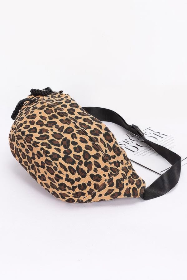Cotton Canvas Leo Crossbody Bag – Leopard Print