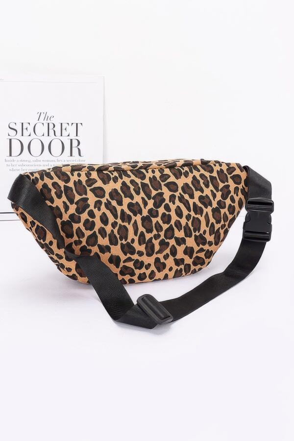Cotton Canvas Leo Crossbody Bag – Leopard Print