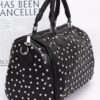 Rhinestone Studded Bowling Bag – PU Handbag
