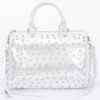 Rhinestone Studded Bowling Bag – PU Handbag