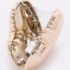 Heart-Shaped Acrylic Case Bag – Metal-Accent Clutch