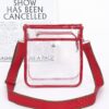 Clear PVC School Bag with Adjustable Strap – 9 x 9.5 x 4 in