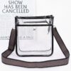 Clear PVC School Bag with Adjustable Strap – 9 x 9.5 x 4 in