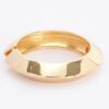 Metal Spring-Hinge Bracelet – Gold Bangle