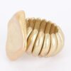 Alloy Casting Spring Hinge Bracelet – Gold Finish