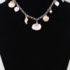 Multi-Pearl & Shell Charm Necklace – Gold or Cream