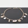 Multi-Pearl & Shell Charm Necklace – Gold or Cream