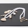 Under-the-Sea Pearl Charm Necklace – Gold Cream