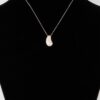Modern Teardrop Disc Chain Necklace – Gold & Silver