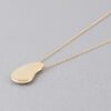 Modern Teardrop Disc Chain Necklace – Gold & Silver