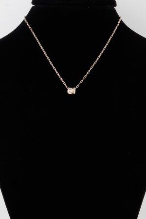 Always Together Chain Necklace with Ball Charm – Gold/Silver