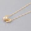 Always Together Chain Necklace with Ball Charm – Gold/Silver