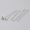 Always Together Chain Necklace with Ball Charm – Gold/Silver