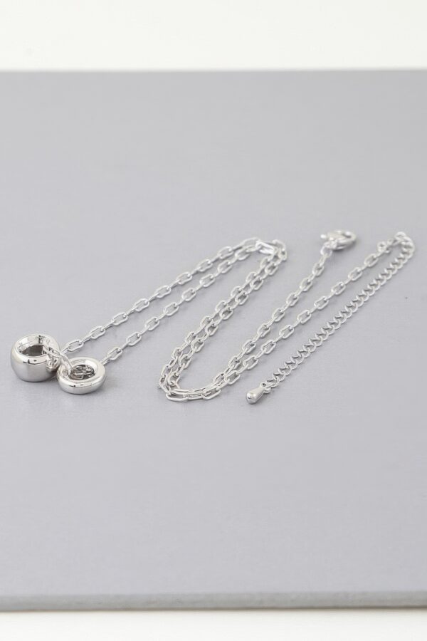 Always Together Chain Necklace with Ball Charm – Gold/Silver