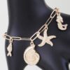 Starfish Charm Gold Bracelet – Shiny Sea Creatures