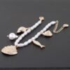 Under the Sea Jeweled Bracelet with Shells & Pearls