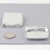 Square Frame Classic Shine Earrings – Gold or Silver