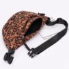 Faux Suede Leo Crossbody Bag – Leopard Print