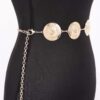 Multi Metal Chain Circle Belt – Gold & Silver Finish