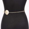 Multi Metal Chain Circle Belt – Gold & Silver Finish