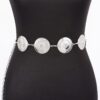 Multi Metal Chain Circle Belt – Gold & Silver Finish