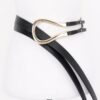 Metal PU Buckle Belt – Sleek PU Strap with Iron Buckle
