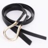 Metal PU Buckle Belt – Sleek PU Strap with Iron Buckle