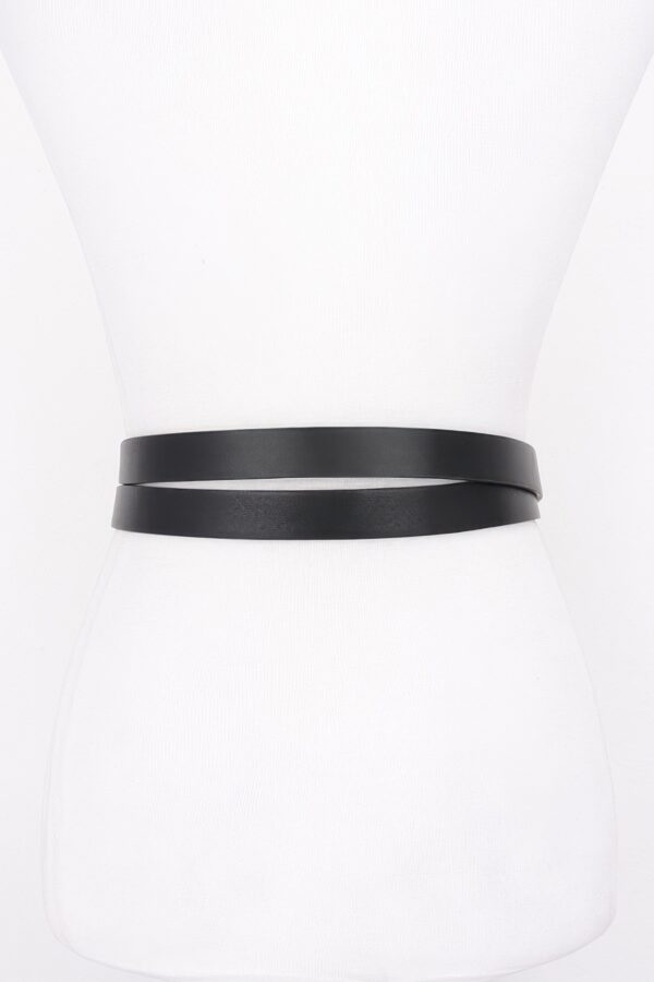 Metal PU Buckle Belt – Sleek PU Strap with Iron Buckle
