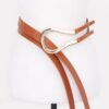 Metal PU Buckle Belt – Sleek PU Strap with Iron Buckle