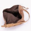 Faux Suede Bindle Bag – Sleek Leather Strap