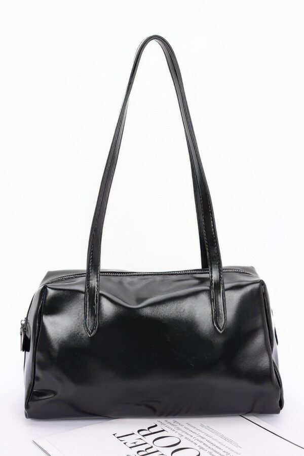 Faux Leather Sport Bag with Mixed-Metal Hardware