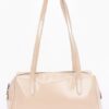 Faux Leather Sport Bag with Mixed-Metal Hardware