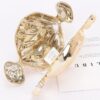 Acrylic Case Bag – Chain Strap Clutch in Gold or Silver