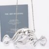 Acrylic Case Bag – Chain Strap Clutch in Gold or Silver