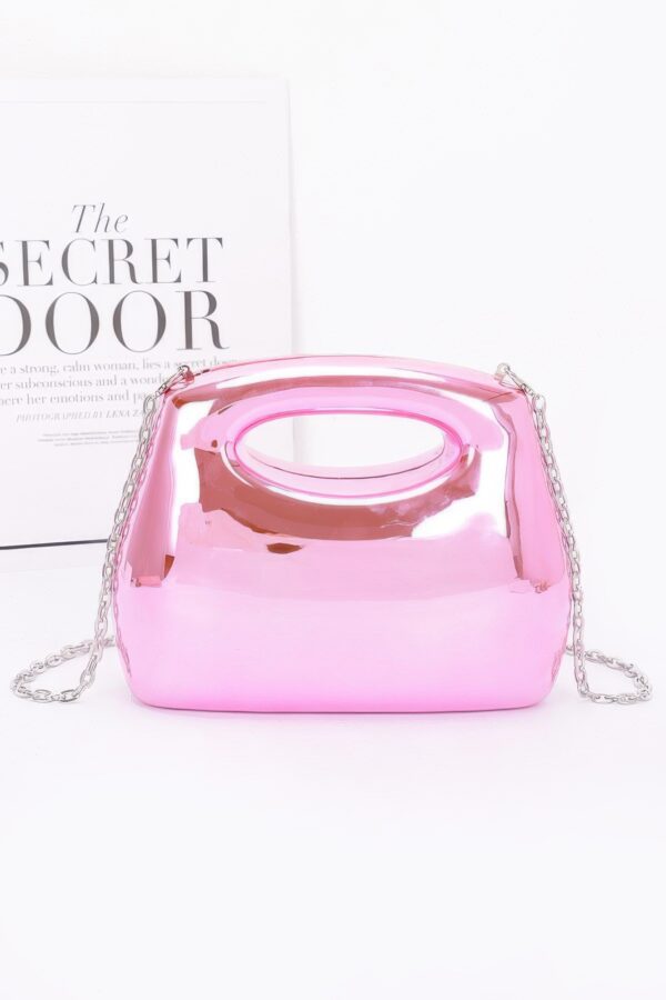 Acrylic Case Bag with Hidden Door – Green or Pink
