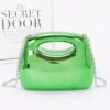 Acrylic Case Bag with Hidden Door – Green or Pink